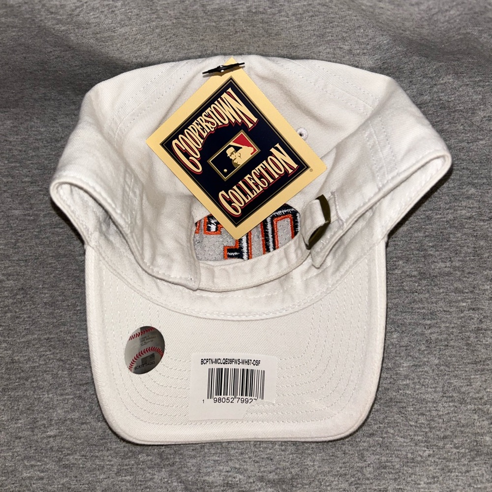 ⚾️🐯 Detroit Tigers Marquee Relaxed Fit Adjustable White Hat 🐯⚾️ - Picture 2 of 13